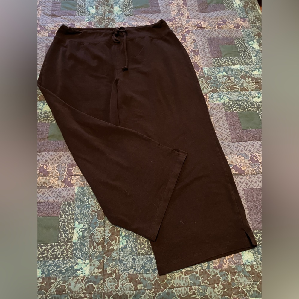 Moret Ultra Black Yoga Pants Capris Women's Size L